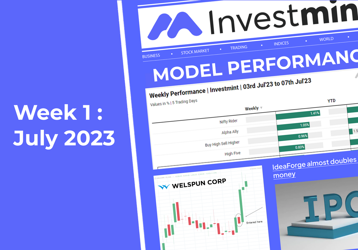 Stock Market Report: July - Week 1, 2023