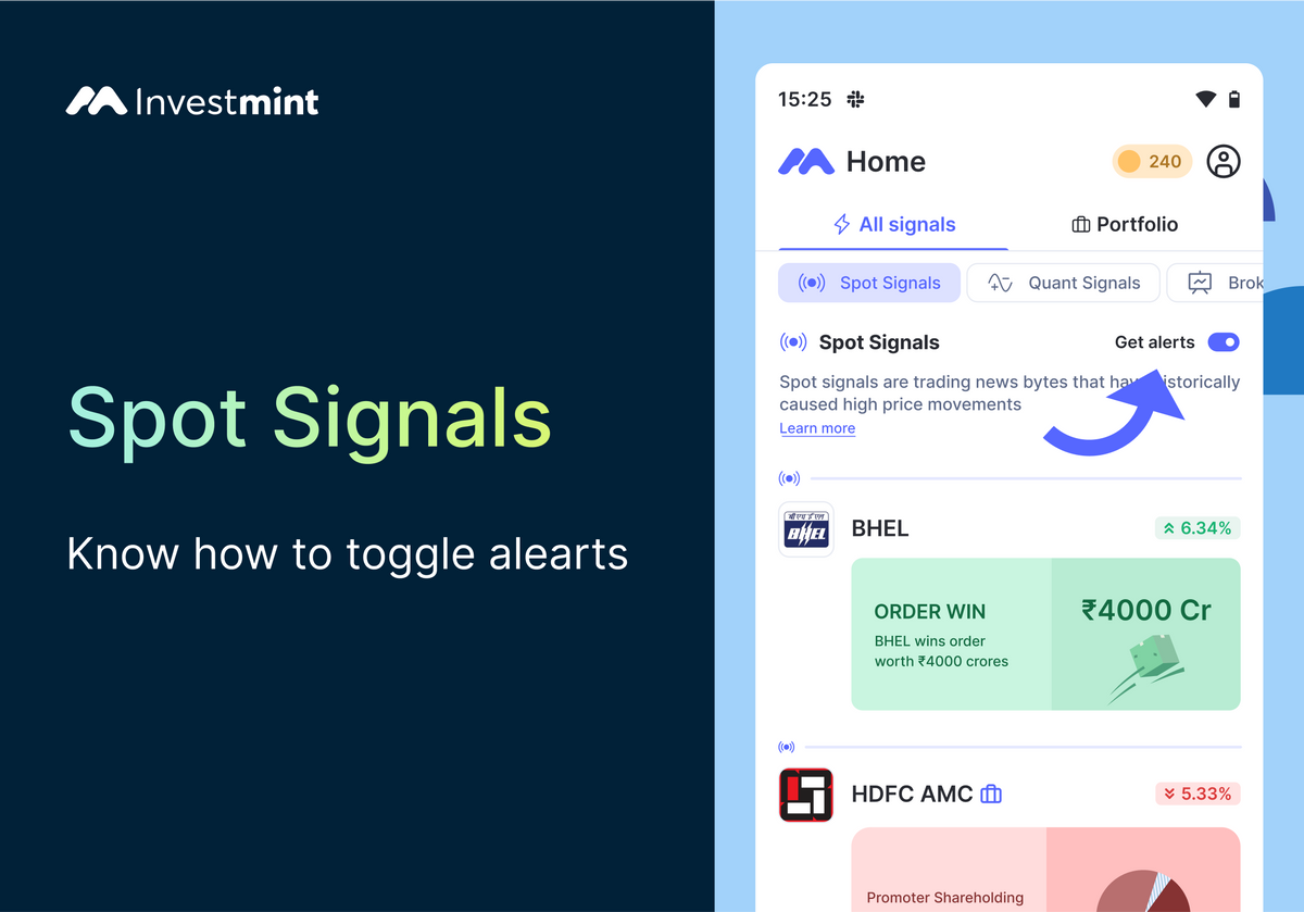 Spot Signals- Alerts and Subscription